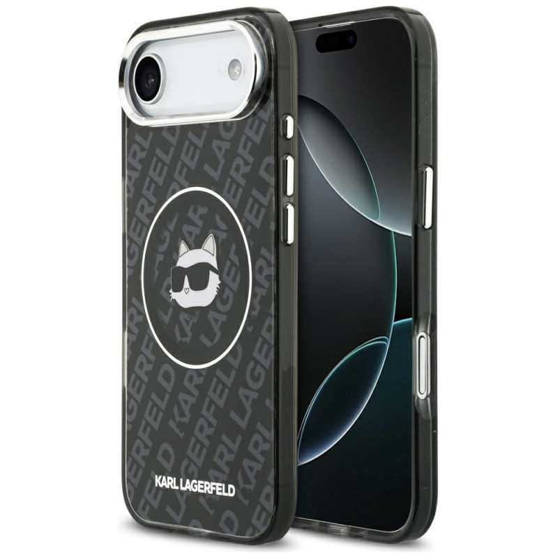 Kryt Karl Lagerfeld CHOUPETTE Head Logo pro iPhone Air - černý