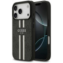 Kryt Guess 4G PRINTED STRIPES pro iPhone 17 Pro black