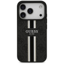 Kryt Guess 4G PRINTED STRIPES pro iPhone 17 Pro black
