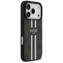 Kryt Guess 4G PRINTED STRIPES pro iPhone 17 Pro black