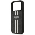 Kryt Guess 4G PRINTED STRIPES pro iPhone 17 Pro black