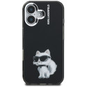 Kryt Karl Lagerfeld IML Aquarelle iPhone 16 černý
