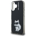 Kryt Karl Lagerfeld IML Aquarelle iPhone 16 černý