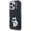 Kryt Karl Lagerfeld CHOUPETTE & Logo iPhone 16 Pro černý