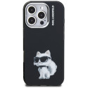 Kryt Karl Lagerfeld IML Aquarelle pro iPhone 16 Pro Max – černý
