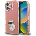 Kryt Karl Lagerfeld IML Aquarelle pro iPhone 16 - růžový