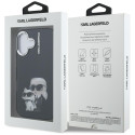 Kryt Karl Lagerfeld IML Aquarelle pro iPhone 16 - černý