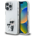 Kryt Karl Lagerfeld IML AQUAReLLE pro iPhone 16 Pro - bílá
