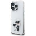 Kryt Karl Lagerfeld IML AQUAReLLE pro iPhone 16 Pro - bílá