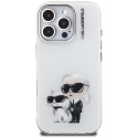 Kryt Karl Lagerfeld IML AQUAReLLE pro iPhone 16 Pro - bílá