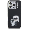 Kryt Karl Lagerfeld IML Aquarelle iPhone 16 Pro - černý