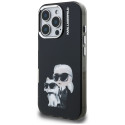 Kryt Karl Lagerfeld IML Aquarelle iPhone 16 Pro Max černý