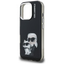Kryt Karl Lagerfeld IML Aquarelle iPhone 16 Pro Max černý
