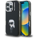 Kryt Karl Lagerfeld IML Aquarelle MagSafe pro iPhone 16 Pro - černý
