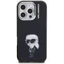 Kryt Karl Lagerfeld IML Aquarelle MagSafe pro iPhone 16 Pro - černý