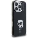 Kryt Karl Lagerfeld IML Aquarelle MagSafe pro iPhone 16 Pro - černý