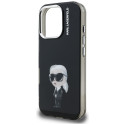 Kryt Karl Lagerfeld IML Aquarelle iPhone 16 Pro Max - černý