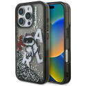Kryt Karl Lagerfeld CHOUPETTE Logo iPhone 16 Pro - černý