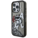 Kryt Karl Lagerfeld CHOUPETTE Logo iPhone 16 Pro - černý