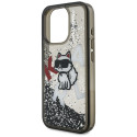 Kryt Karl Lagerfeld CHOUPETTE iPhone 16 Pro Max - černý