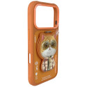 Kryt Nimmy Cool&Cute 2.0 pro iPhone 17 Pro – oranžový