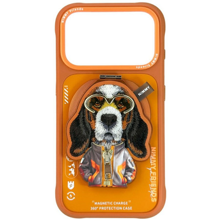 Kryt Nimmy Cool&Cute 2.0 pro iPhone 17 Pro Max – oranžový