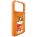 Kryt Nimmy COOL CAT pro iPhone 17 Pro Max - orange