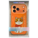 Kryt Nimmy Cool Cat Case pro iPhone 17 Pro - oranžová