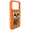 Kryt Nimmy GLASSES Cool Dog Case iPhone 17 Pro Max - oranžová