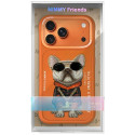 Kryt Nimmy GLASSES Cool Dog Case iPhone 17 Pro Max - oranžová