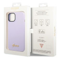 Kryt Guess SILICONE VINTAGE GOLD iPhone 14/15 Plus - fialová