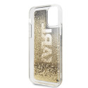 Kryt Karl Lagerfeld KARL logo Glitter pro iPhone 11 Pro - černý