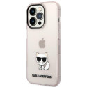 Kryt Karl Lagerfeld CHOUPETTE BODY iPhone 14 Pro Max – pink