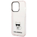 Kryt Karl Lagerfeld CHOUPETTE BODY iPhone 14 Pro Max – pink
