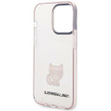 Kryt Karl Lagerfeld CHOUPETTE BODY iPhone 14 Pro Max – pink