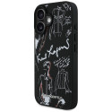 Kryt Karl Lagerfeld MagSafe pro iPhone 16 - black