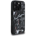 Kryt Karl Lagerfeld pro iPhone 16 Pro MagSafe - černý