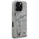 Kryt Karl Lagerfeld MagSafe pro iPhone 16 Pro Max - šedá