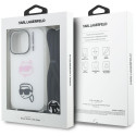 Pouzdro Karl Lagerfeld Head Case pro iPhone 16 Pro – bílá