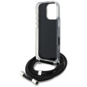 Kryt Karl Lagerfeld IML Crossbody pro iPhone 16 Pro Max - black