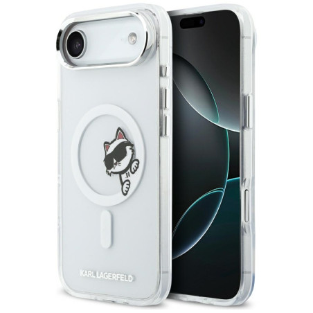 Kryt Karl Lagerfeld IML Peekaboo MagSafe iPhone Air - čirý