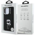 Kryt Karl Lagerfeld SILICONE KARL SKETCH iPhone 16 Pro černý