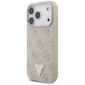 Kryt Guess 4G STRAP TRIANGLE pro iPhone 17 Pro - růžová