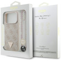 Kryt Guess 4G STRAP TRIANGLE pro iPhone 17 Pro - růžová