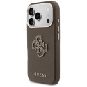 Kryt Guess FW RESIN Logo pro iPhone 17 Pro - hnědý