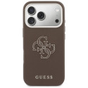 Kryt Guess FW RESIN Logo pro iPhone 17 Pro - hnědý
