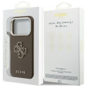 Kryt Guess FW RESIN Logo pro iPhone 17 Pro - hnědý