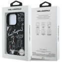 Kryt Karl Lagerfeld MagSafe pro iPhone 16 Pro Max černý