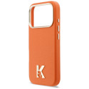 Kryt Karl Lagerfeld KARL HEAD LOGO pro iPhone 17 Pro - oranžový