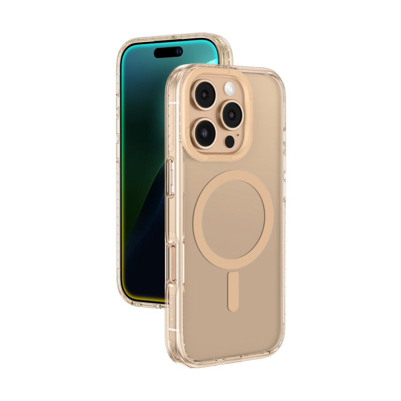 Kryt AmazingThing TITAN PRO MAG CASE s magnetickým kroužkem pro iPhone 16 Pro Max - růžové zlato